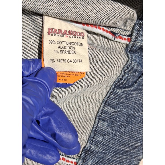 Vintage Western Cowgirl Festival Parasuco Studded Denim Women's Jacket - Picture 16 of 17